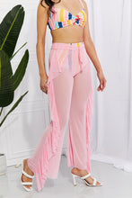 Load image into Gallery viewer, Marina Mesh Ruffle Cover-Up Pants
