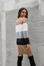 Load image into Gallery viewer, Block You Out Sweater Dress
