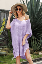Load image into Gallery viewer, Coastal Side Slit Cover-Up Dress
