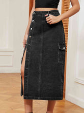 Load image into Gallery viewer, Cool Girl Denim Skirt
