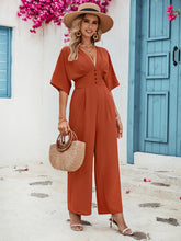 Load image into Gallery viewer, Palma Half Sleeve Jumpsuit
