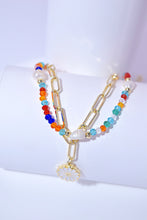 Load image into Gallery viewer, Color the World Layered Charm Bracelet
